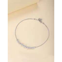 Mia by Tanishq 925 Silver Anklet for Women-picture-45