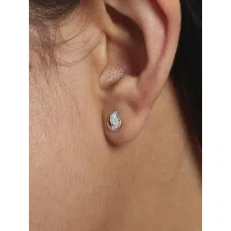 Mia by Tanishq Diamond 14k (585) Yellow Gold Earrings for Women-picture-22