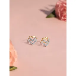 Mia by Tanishq Gold Stud Earrings-picture-11