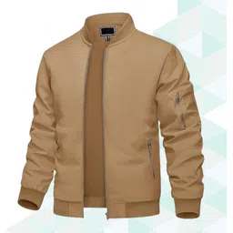 Men Colorblock Bomber Jacket-image-39