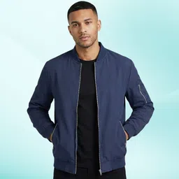 Men Solid Casual Jacket-image-49