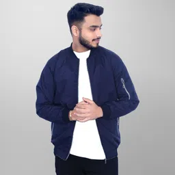 Mia Fashion Men's Summer Jacket Full Sleeves Zipper - UV Protection UPF 50+ jacket Solid Men Wind Cheater-picture-17