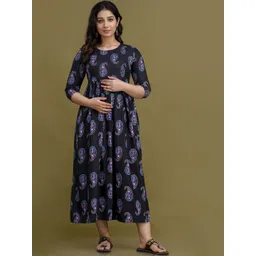 Mialo fashion Women Ethnic Motifs Printed Fit and Flare Ethnic Dresses-picture-32