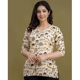 mialo fashion x ag Women Printed Straight Kurti-picture-49