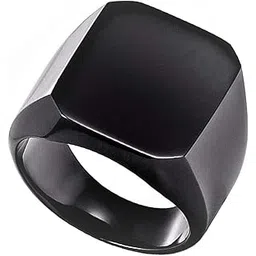 miami Jewellery Black Stainless Steel Ring for Men Boys Fancy Rings Valentine Gift for Boyfriend -MR-MI101-picture-47