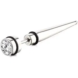 miami Jewellery Piercing Silver Stud Earrings for Men Boys/Boyfriend/Mens (1 PCS) - BALI-153-picture-40