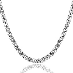 miami Men Jewellery Valentine Gifts Silver Chains/Necklace Chain for Men Husband Boys Boyfriend Gents Mens Chain for Pendants -CN136-picture-28