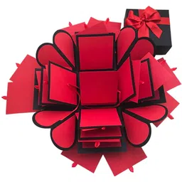 MIAMOREART red Explosion for gift box Greeting Card-picture-13