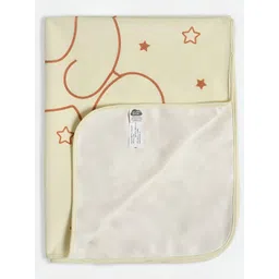 MiArcus Beige & Off White Water Resistant Printed Mattress Protector-picture-17