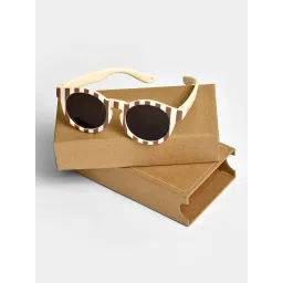 MiArcus Black Round Polarized Sunglasses for Kids image 1