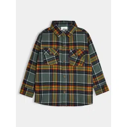 MiArcus Boys Multicolor Checks Full Sleeves Shirt-picture-15