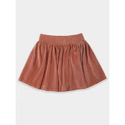 MiArcus Infant Girls Velvet Flared Knee Length Skirt-picture-46