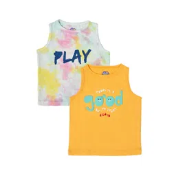 MiArcus Infant Kids Pack Of 2 Printed Innerwear Tank Vests-picture-22