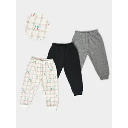 MiArcus Infants Relaxed Mid Rise Cotton Thermal wear Pyjama Pack of 3-picture-51