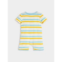 MiArcus Infants Striped Pure Cotton Rompers image 3