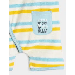 MiArcus Infants Striped Pure Cotton Rompers image 2