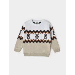 MiArcus Kids Conversational Self Design Cotton Pullover-picture-37