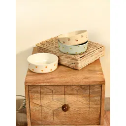 MiArcus Kids Green & Beige 3 Pieces Melamine Bowl Set-picture-11