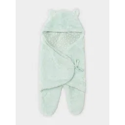 MiArcus Kids Green & White Heavy Winter 450 GSM Single Bed Blanket-picture-14