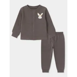 Miarcus Kids Grey Regular Fit Thermal Clothing Set-picture-15