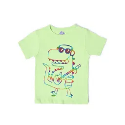 MiArcus Kids Light Green Printed T-Shirt-picture-43