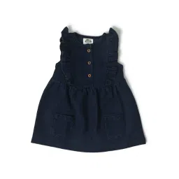 MiArcus Kids Navy Solid Dress-picture-41