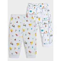 MiArcus Kids Pack Of 2 Printed Cotton Lounge Pants-picture-37