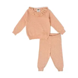 MiArcus Kids Peach Regular Fit Full Sleeves Sweatshirt Set-picture-31