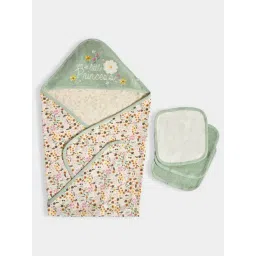 miarcus Mi Arcus Girls Green Cotton 200 GSM Printed Towel-picture-39