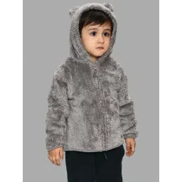 MiArcus Unisex Grey Solid Full Sleeves Coats & Jackets-picture-29