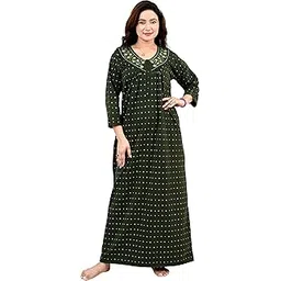 miavii Creation Women's Warm Woolen Nighty for Winters-picture-46