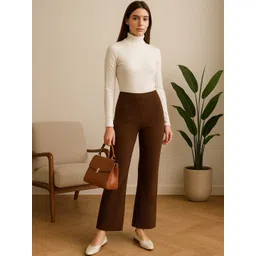 Miaz Lifestyle Women Knitted Palazzos-picture-17