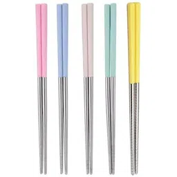 micashu Eating, Training, Decorative, Cooking, Chewing Stainless Steel, Plastic Chinese Chopstick-picture-20