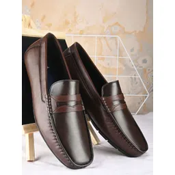 MICHAEL ANGELO Men Square Toe Lightweight Penny Loafers-picture-29