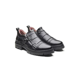 MICHAEL ANGELO Men Textured Causal Monk Shoes-picture-22
