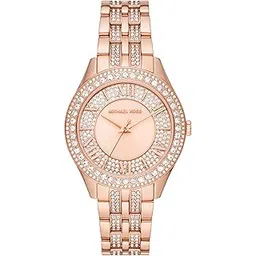 michael kors Harlowe Analog Rose Gold Dial Women's Stainless Steel Watch-Mk4710-picture-0
