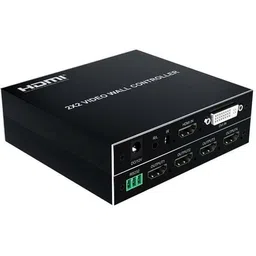 microware 2x2 Video Wall Controller 1 HDMI/DVI Input 4 HDMI Output with RS232 Control 32 inch Blu-ray Player-image-18