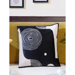 Mid July Home Black & Pink Embroidered Velvet Square Cushion Covers-picture-25