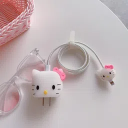 Midos Silicone Press Stud Headphone Case For iPhone Charger 18w / 20w Case image 1