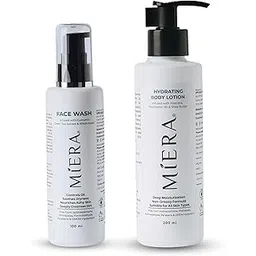 MIERA Hydration Duo | Face Wash with Curcumin & Green Tea for Fresh, Clear Skin | Hydrating Body Lotion with Aloe Vera & Shea Butter for Soft, Smooth Skin | Suitable for All Skin Types-picture-30
