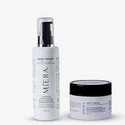 MIERA Night Glow Pack Combo | Face Wash with Curcumin & Green Tea | Night Cream with Sweet Almond Oil & Niacinamide for Hydrated, Radiant Skin | Gentle for All Skin Types-picture-15