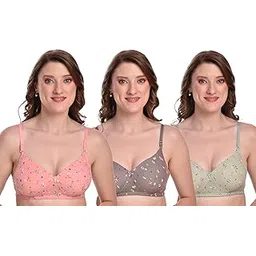 miestilo Seamless Molded Cup Padded Bra for Women's Combo (Multicolor, Pack of 3)-picture-24