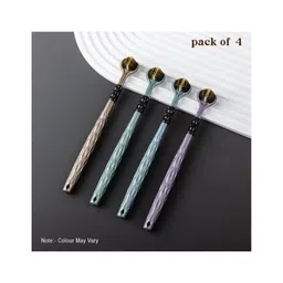 Mihar 3-Sided Triple Angle Toothhugger Training Manual Toothbrush, Ultra Soft Bristles, Toddler and Autistic Oral Care Gentle Clean Each Tooth Pack of 4 (Colour May Vary)-image-13