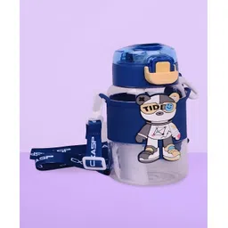 Mihar Essentials Silicone Printed Straw Sipper Blue - 480 ml-image-40