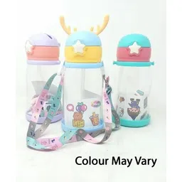 Mihar Essentials Straw Sipper Blue - 600 ml (Color May Cary)-image-30