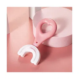 MIHAR ESSENTIALS U Shaped Silicone Toothbrush - Pink-image-23