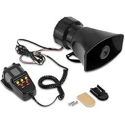 MIKANIX 7 Tone Police Car & Bike Siren Horn Hooter with Mic | PA Speaker System | Super Loud Sound | DC 12V | Remote Control Alarm Buzzer-picture-6