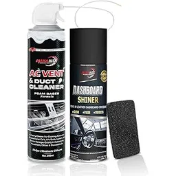 MIKANIX Combo Of Car AC Vent & Duct/Dust Cleaner Foam Spray + Car Dashboard Polish With Nosal Pipe & Foam Sponge For Home & Vehicle Interior Cleaning (Pack of 2)-picture-19