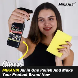 mikanix Liquid Car Polish for Metal Parts, Dashboard, Tyres, Leather, Chrome Accent-picture-11