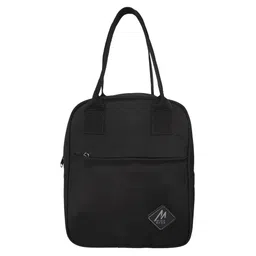 mike bags Mike Miloreo Lunch Bag Black - Height 9 Inches. Capacity 7L image 1